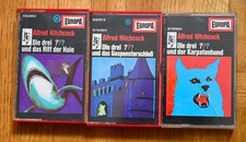 3 Kassetten "Die drei Fragezeichen", Folgen 3, 11, 30, Hörspiele MCs, Hitchcock
