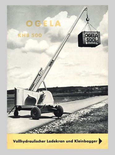 Ogela ladekran kleinbagger - ogela, kleinbagger 