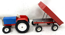 Traktor mit Hänger DDR Spielzeug DDR s. Text  Unvollständig /P6.8/2