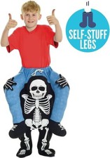 Skelett Huckepack Kostüm