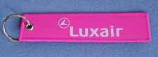 Schlüsselanhänger Luxair Airline Luxemburg in Rosa Remove before Flight