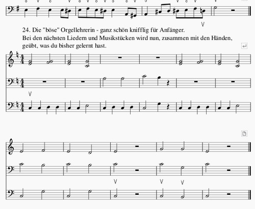 Pedalübungen orgelnoten - 60,