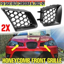 2X Kühlergrill Wabengrill Waben Gitter Grill Für Seat Ibiza Cordoba 6L 2002-2009