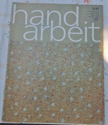 Handarbeit zeitschrift - handarbeit, 3/81