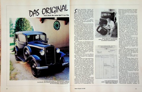 Motor klassik 1991 - klassik, opel