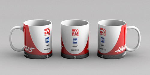 Haas kaffeebecher rot weiß - kaffeebecher,