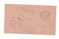 Feldpost 57345 E 12.02.1945 Stab u. Einheit Korps-Nachri. Abt 105 XX Berlin