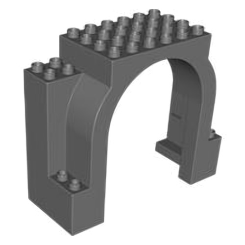 Lego dunkelgrau duplo stein 4 - lego,