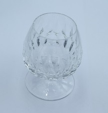 6 Cognac Gläser Kristallgläser Ø 4,8 x 9 cm sehr schöner Schliff 191 g Vintage