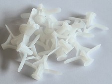 30 St. Gipskartondübel Rigips Dübel Set Hohlraumdübel Kunststoff Gipskartondübel