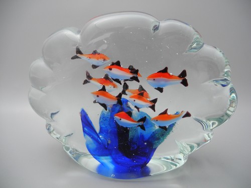 Briefbeschwerer aquarium - briefbeschwerer,