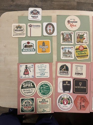 Bierdeckel sammlung - bierdeckel,