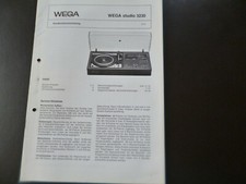 Original Service Manual Schaltplan Wega  Studio 3230