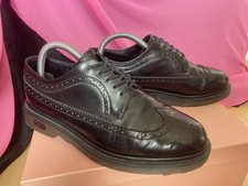 CULT Schnürschuhe Brogue Budapester Leder Futter schwarz 40