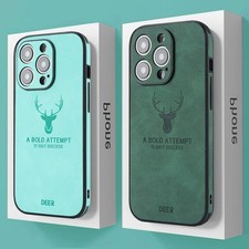 DE-Elch-Hirsch Leder Magsafe