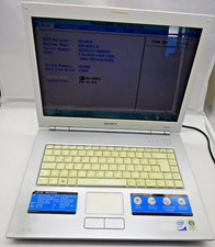 Sony Vaio PCG-7Y1M Notebook*OHNE RAM und HDD*Für Ersatzteil DEFEKT#N632