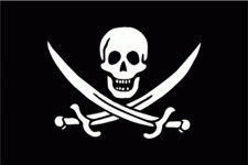 Pirat piraten säbel flagge - piraten,