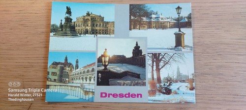 Postkarte dresden semper oper - dresden,