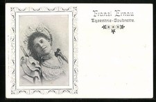 Musikerin Franzi Ernau, Excentric-Soubrette, Ansichtskarte 