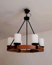 Retro 6 Leuchten Hängelampe, Kronleuchter  Rustikal,  Wohnzimmerlampe,  Lampe