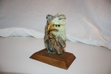 Marka Gallerys Mischwesen Indianer Vogel Holz Figur Wood Skulptur Vintage