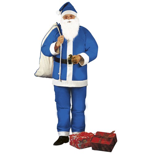 Nikolaus weihnachtsmann blau - weihnachtsmann,
