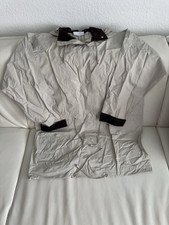 Cape Regencape Raincape Impermeable 100% PVC Beige mit Braun Gr. M Neu