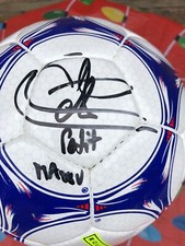 Emmanuel Petit signiert WM 1998 Ball