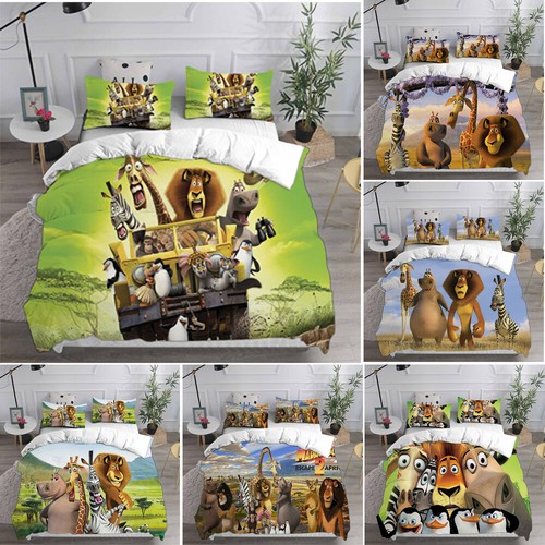 Madagascar animal bettbezug - madagascar, 3d