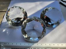 10 große Diamanten aus Bleikristall 6 cm Gastgeschenk, Tischdeco, Feste