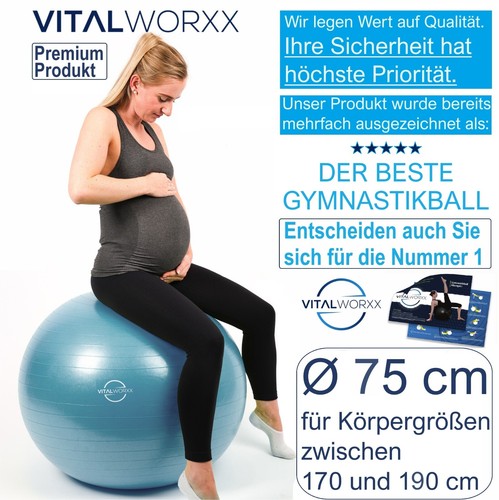 Vitalworxx gymnastikball für - gymnastikball,