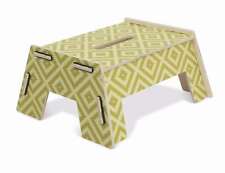 Werkhaus Fußbank Rauten Gelb