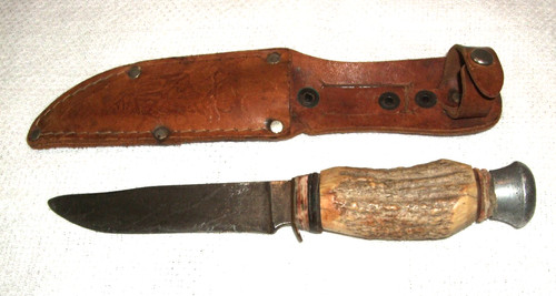 Jagdmesser mit horngriff und - jagdmesser,