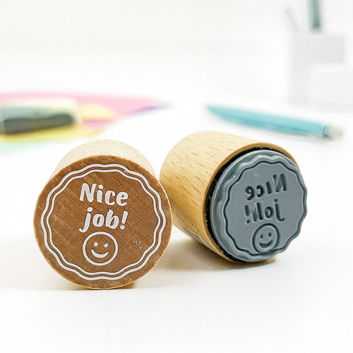Motivstempel nice job - nice, stempel