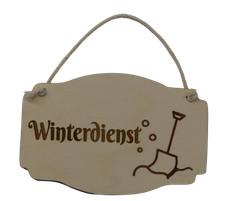Türschild Winterdienst