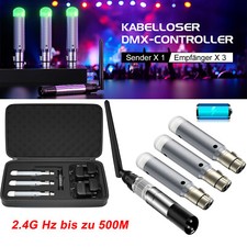 DMX512 Controller Konsole + Funk DMX Sender Empfänger für Moving Head Controller