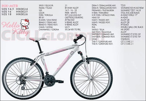 Hello kitty mtb zoll - 26, und