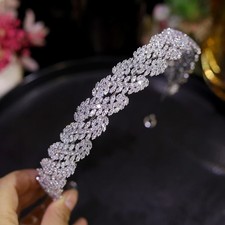 Kristall Braut Hochzeit Tiara