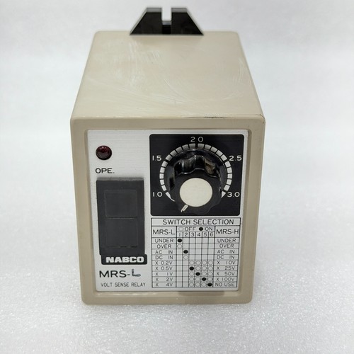 Nabco mrs volt sense - sense, relais