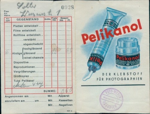 Klapp werbung pelikan - ak,