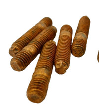 4 x Kupfer Stehbolzen M8 x 35