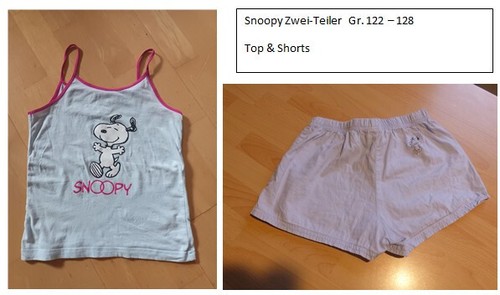 2tlg schlafanzug kurz - 2tlg., snoopy