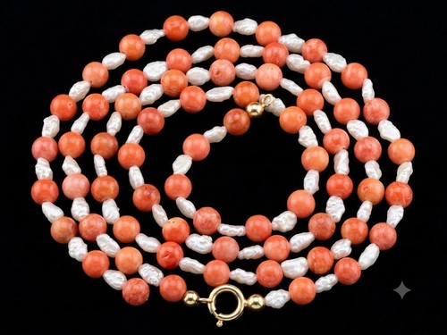 Antike edelkoralle kette - antike,
