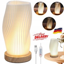 LED Schreibtischlampe Nachttischlampe Dimmbar Leselampe USB Tisch-Lampe 3 Farben