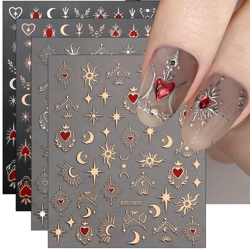 Nagelsticker mond stern - nagelsticker,