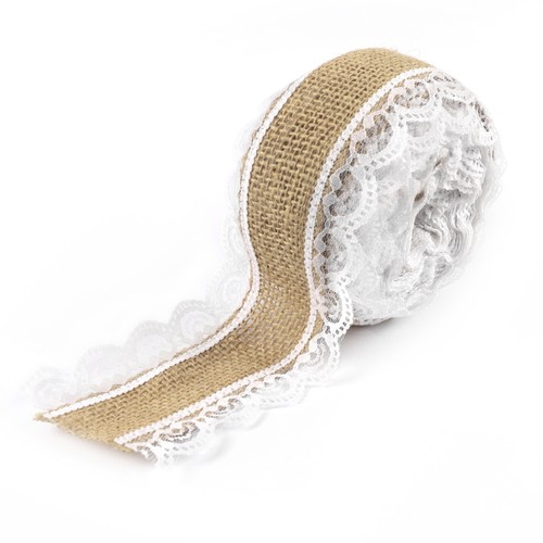 Juteband 8cm natur - 8m,