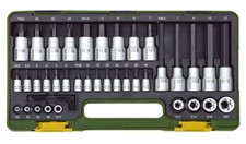 Proxxon Spezialsatz für TX- und Innensechskantschrauben, 42-teilig - 23290