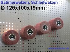 Satinierwalze, Schleifwalze, Schleifrolle, Schleifrad, Satiniermaschine