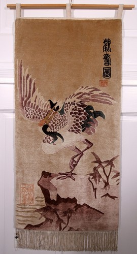 Chinesischer wandteppich mit - chinesischer,