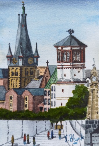 Original aquarell - original,